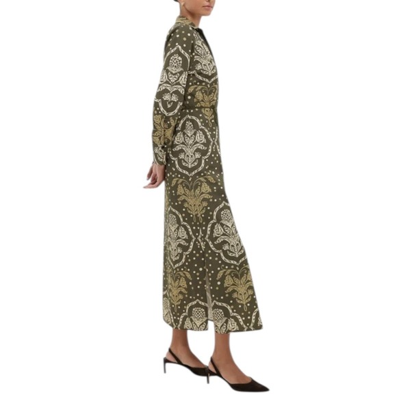 NWT Anna Cate Hunter Fleur Riley Caftan Maxi Dress Sz L Tuckernuck - Picture 3 of 9